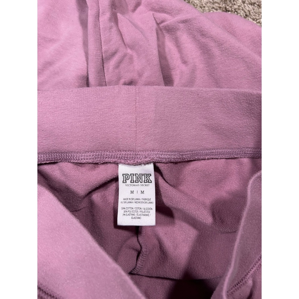Victoria's Secret PINK Nation Mauve Pink Lace Up Jogger Sweatpants Women Medium - Picture 3 of 7